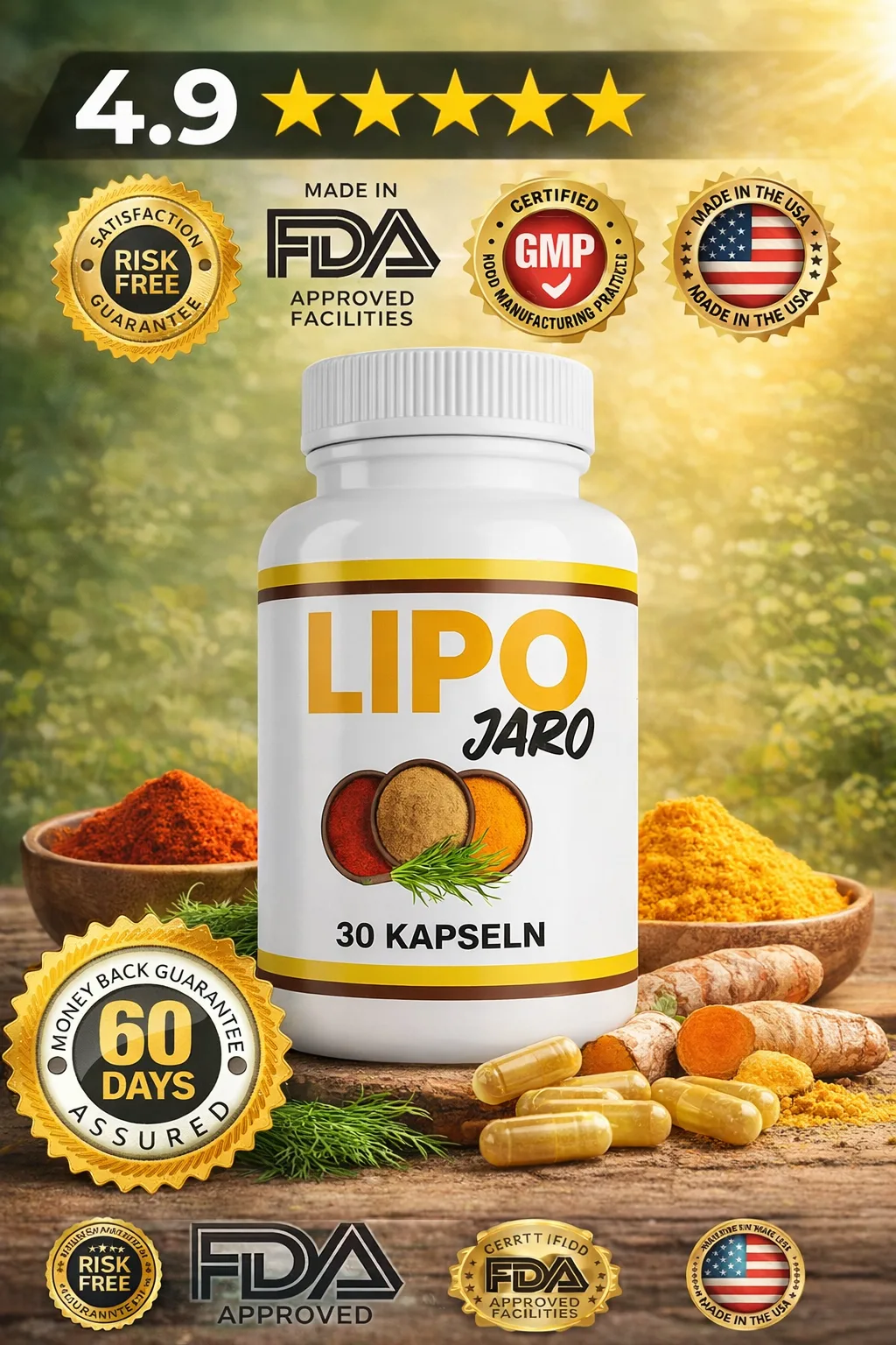 LipoJaro Natural Supplement